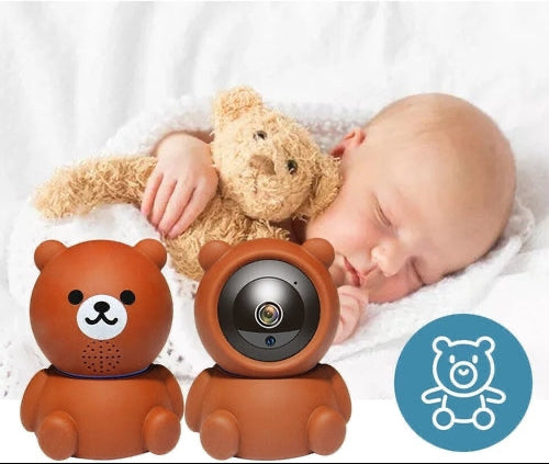 Björnkameran 1080P Wifi IP-kamera Automatisk spårning IR Nattseende Hem